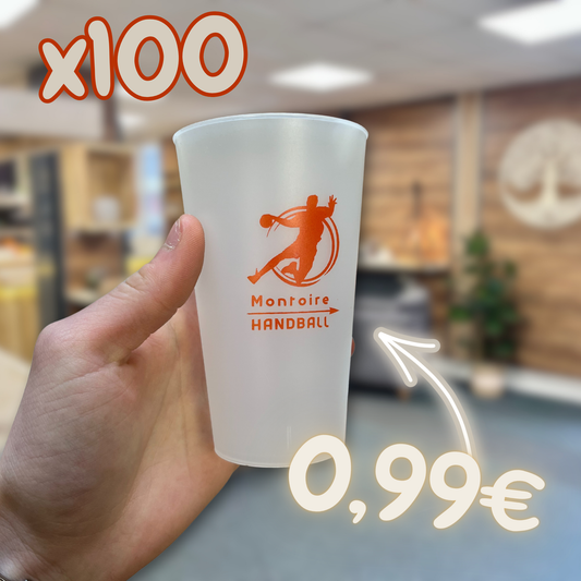 100 Gobelets personnalisés