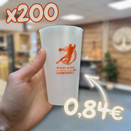 200 Gobelets personnalisés