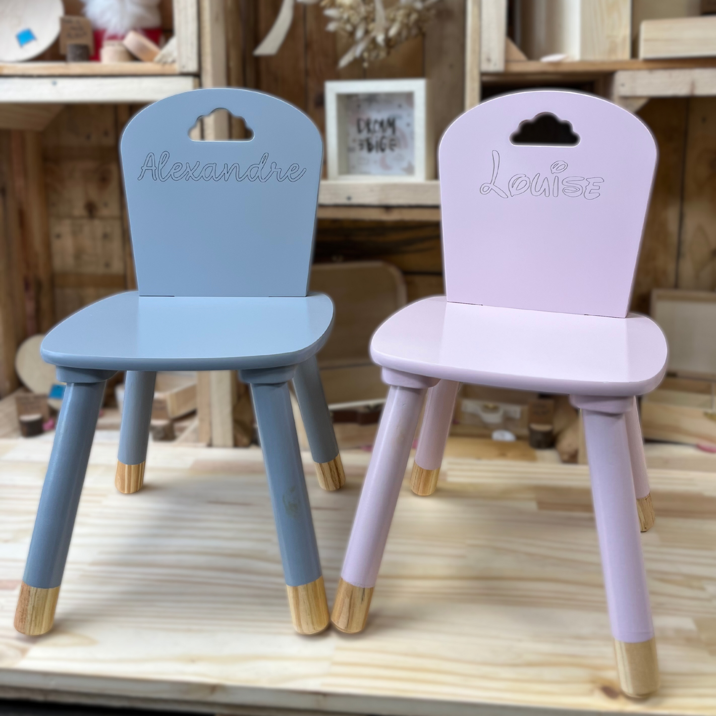 Chaise Enfant Bois