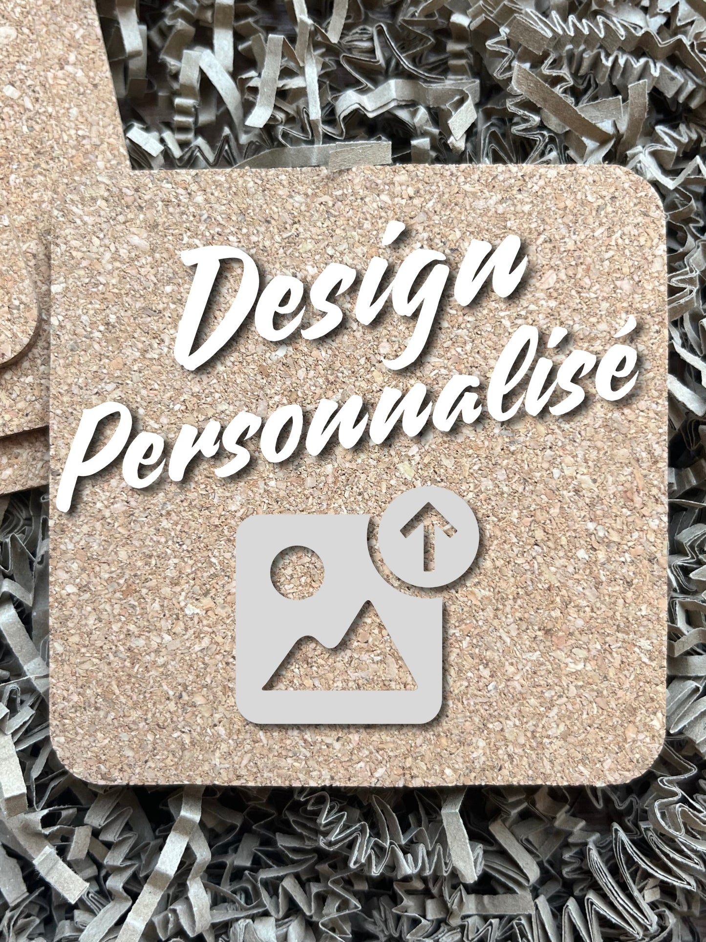 Sous verres liège personnalisés