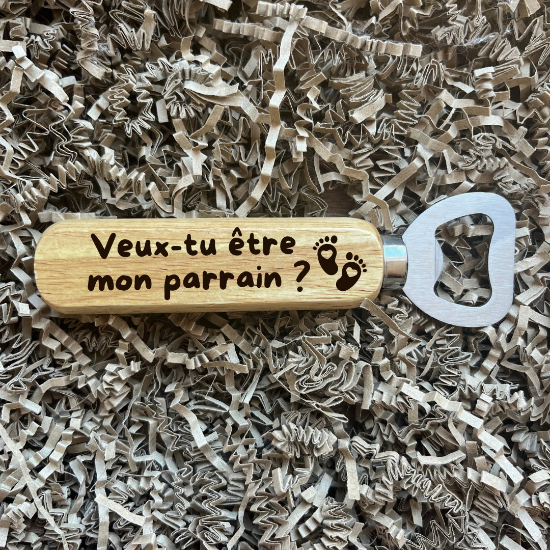 Décapsuleur demande parrain