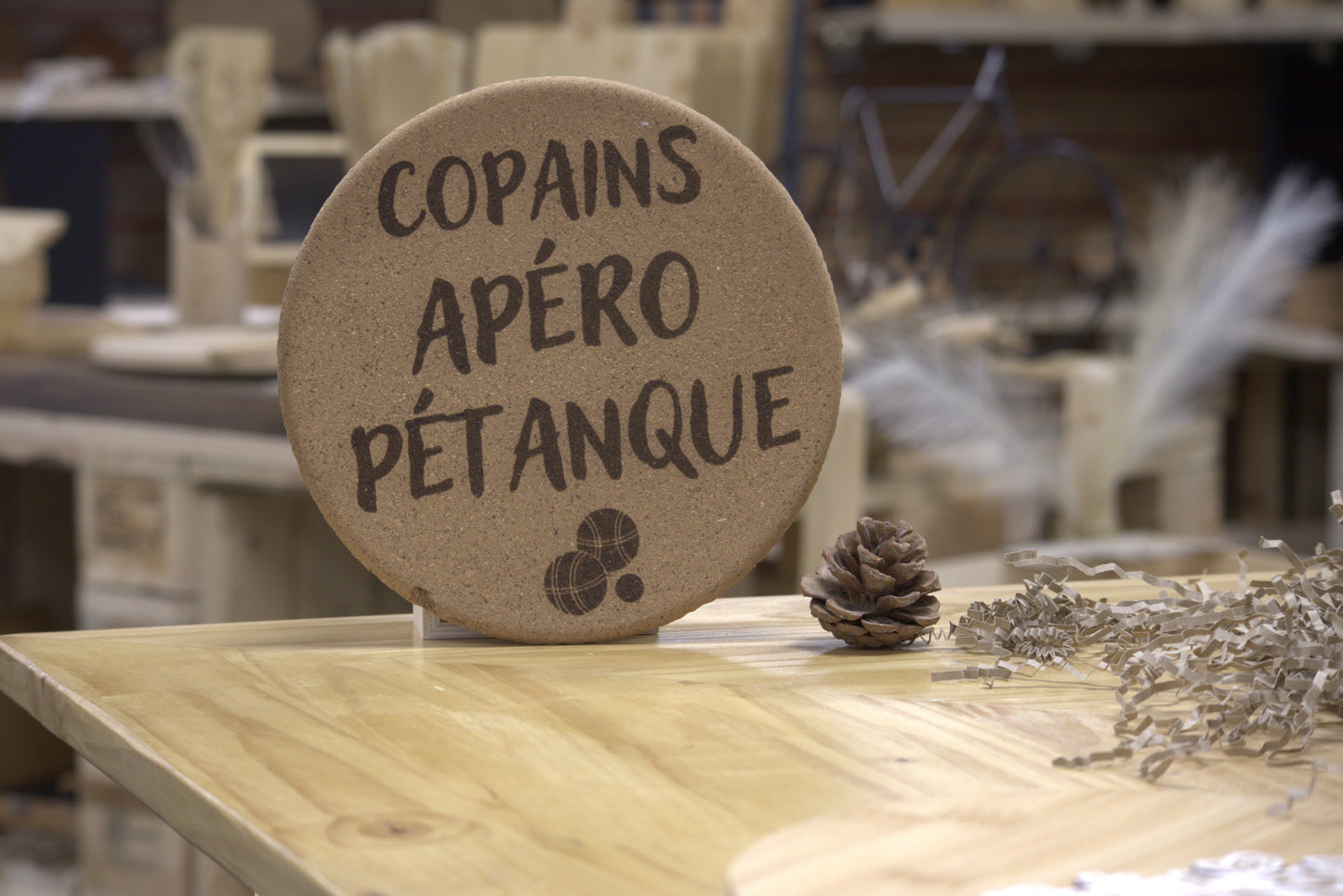 Dessous de Plat "Copain Apéro Pétanque"