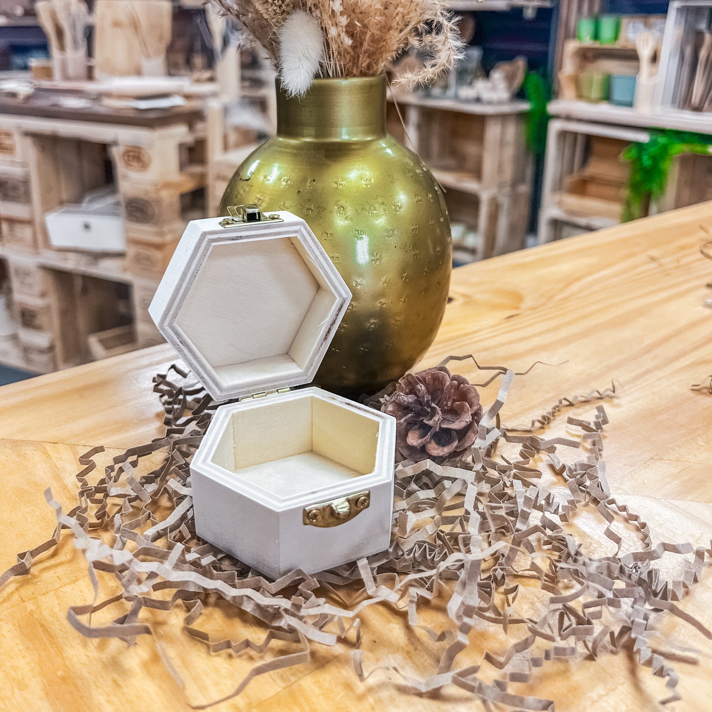 Boîte à bijoux – Forme hexagone