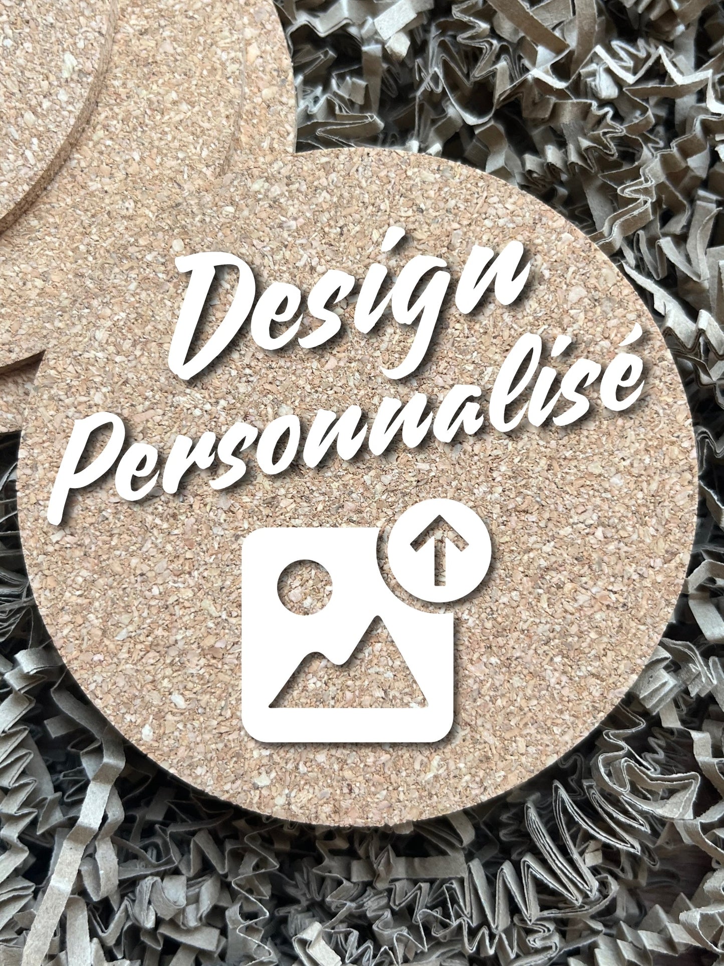 Sous verres liège personnalisé