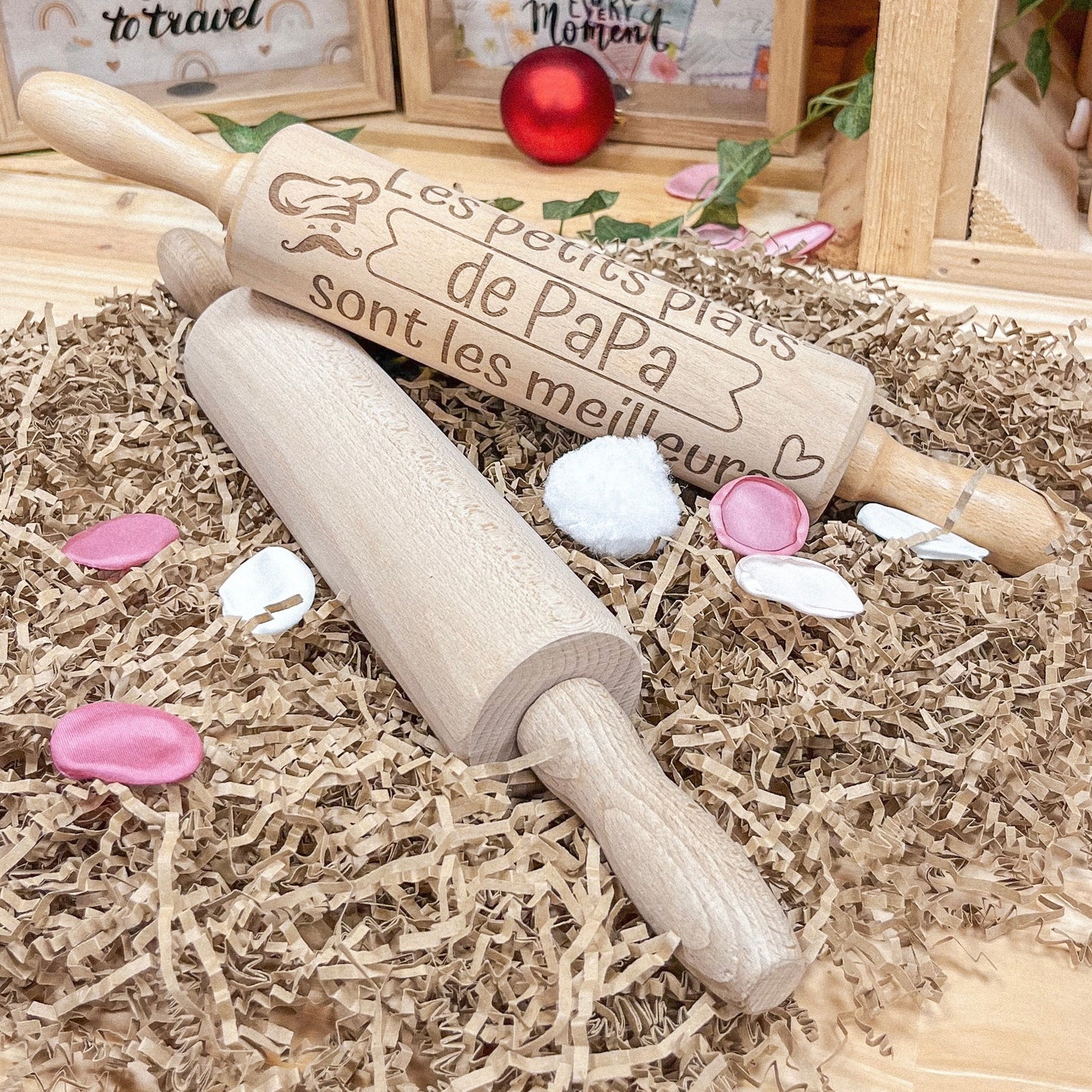 Rouleau à pâtisserie en bois
