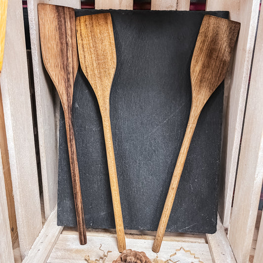 Spatule plate en bois