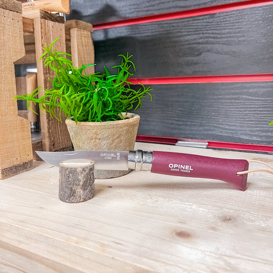 Opinel N°8 Bordeaux