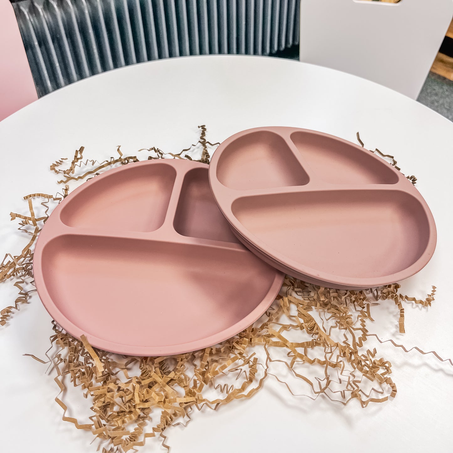 Assiette avec compartiments